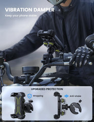 Lamicall patent anti shake dampener reduces vibration at speed, protecting the lens.