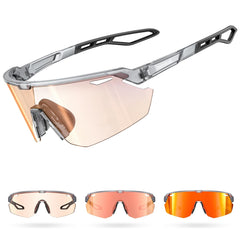 Lamicall photochromic sunglasses with PC lens for adaptive light control outdoors and indoors.