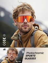 Lamicall photochromic sunglasses UV400 protection shields eyes from UVA/UVB.