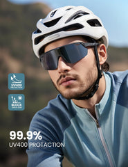 Lamicall polarized sunglasses with adjustable nose pads for a customizable fit.