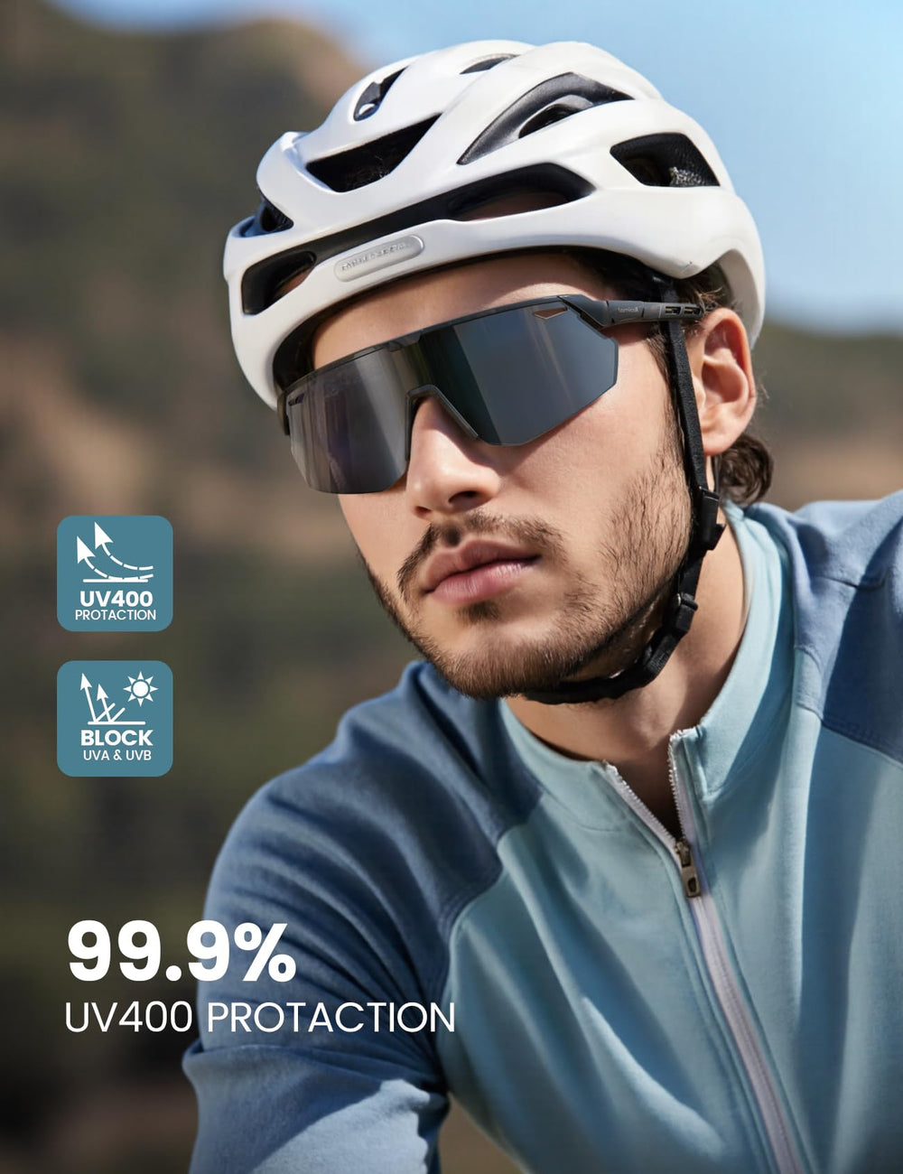 Lamicall sunglasses with adjustable nose pads for precise fit