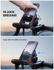 Lamicall quick-install handlebar clip fits most bars without tools.