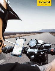 Secure grip remains steady during bumps for GPS and calls with Lamicall.