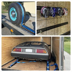 Lanbos cargo stability on trucks or trailers using backplates