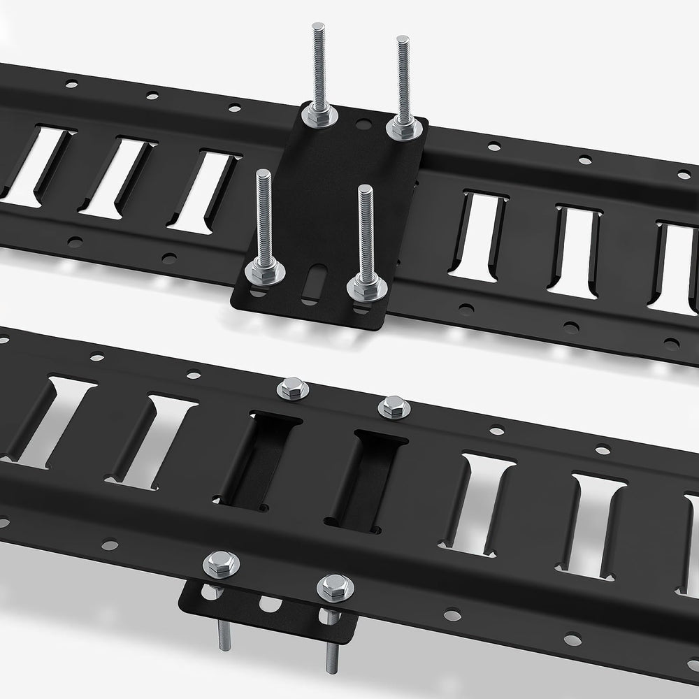 Lanbos bolt-holes closeup shows robust mounting for heavy loads
