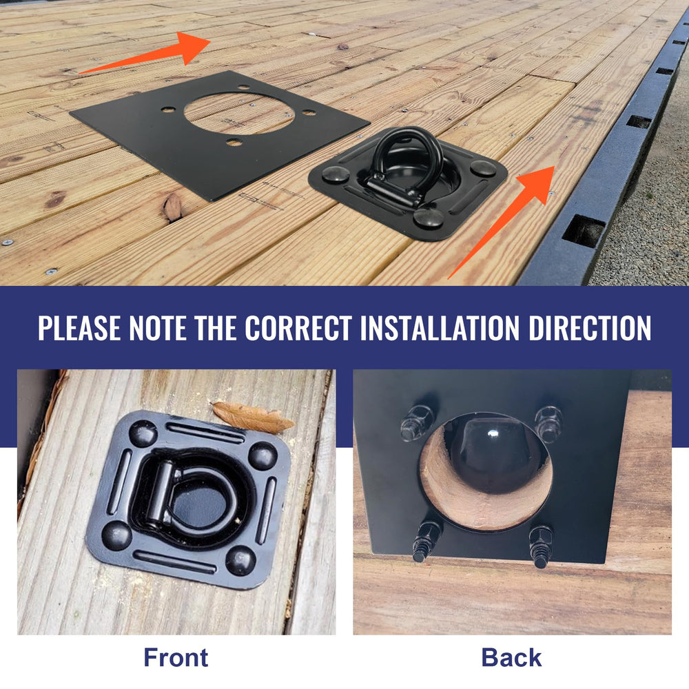 Lanbos four-pack includes mounting hardware for fast installations.