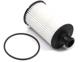 Genuine Land Rover LR011279 oil filter front view with gasket for reliable installation