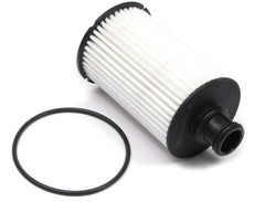 Genuine Land Rover LR011279 oil filter front view with gasket for reliable installation