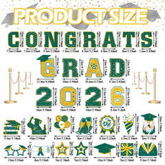 Landhoow cap-diploma design magnet on fridge for year-round celebration.