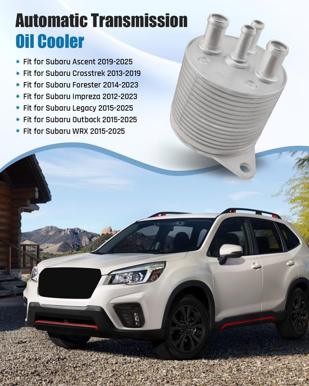 LANDSIN Subaru Crosstrek oil cooler supports reliable cooling during city commutes