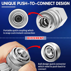 Langina extendable hose system enables longer reach for outdoor tasks.