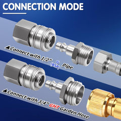 Langina premium brass material resists corrosion and wear in wet environments.