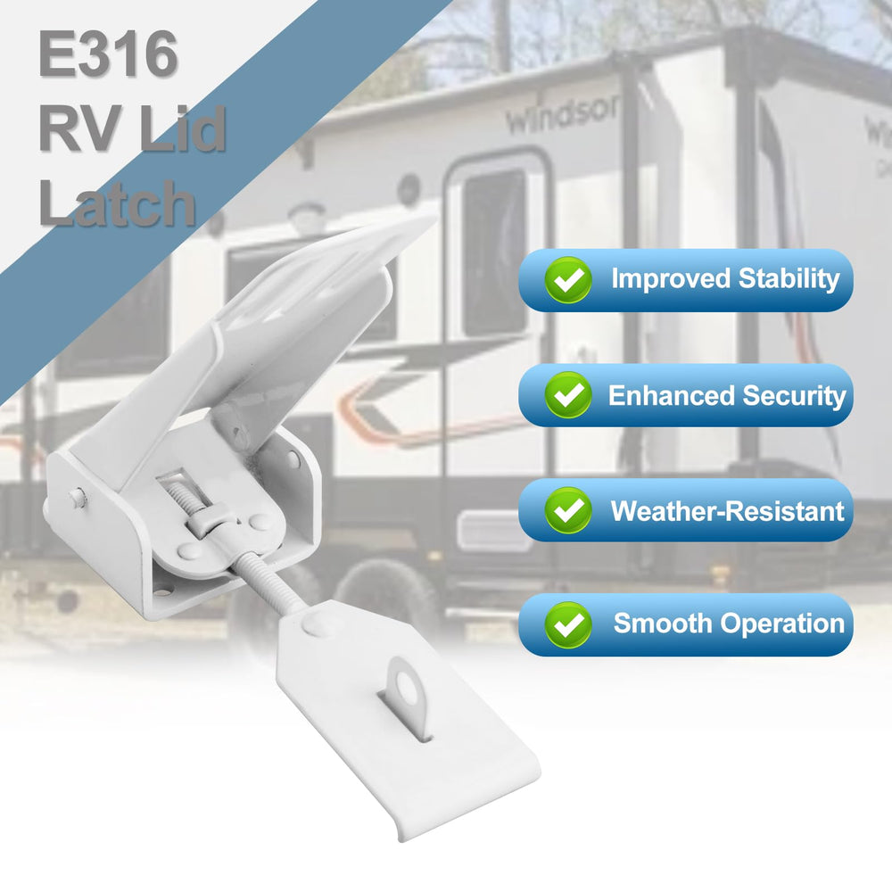 LanKstet E316 latch smooth operation ensures easy install and reliable performance.