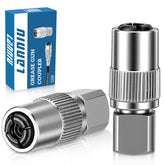 Lanniu grease gun coupler with 4-jaw connection for fast, secure attachment