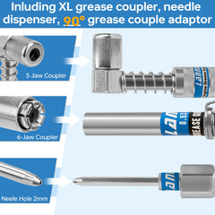 LANNIU ideal solution for automotive, farm, and construction lubrication.