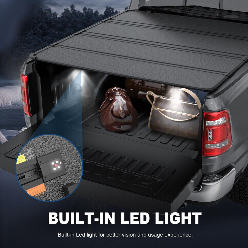 Lanotech Hard4Fold tonneau cover weather protection emphasizes UV and water resistance.