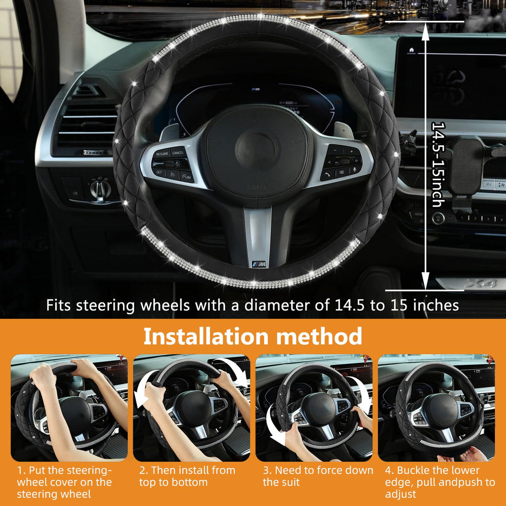 LANPU SURE luxury car accessory elevates interior style in black.
