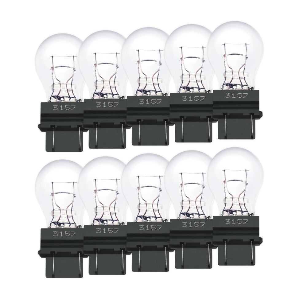Lanuovx 3157 bulbs 10-pack for spare replacements and long-term use.
