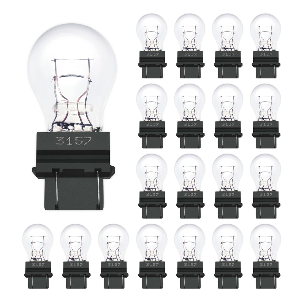 Lanuovx 3157 bulbs 20-pack in box for long-term replacements.
