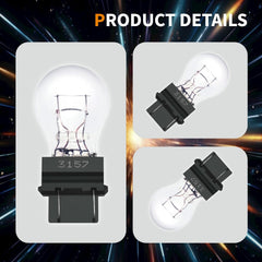 Lanuovx 3157 tail light bulb offers bright rear illumination.