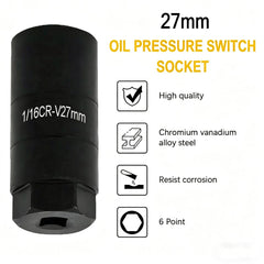 Larlansz oil-pressure-sensor-socket hex-wrench compatibility for easy service.