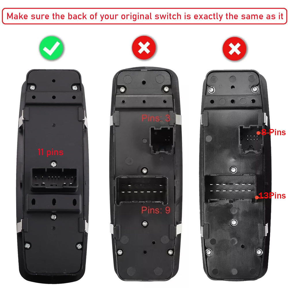 Larlansz replacement window switch for Jeep Grand Cherokee, driver side