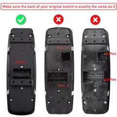Larlansz replacement window switch for Jeep Grand Cherokee, driver side