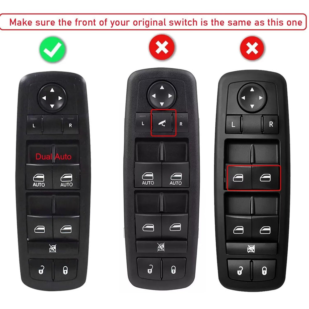 Larlansz window switch bezel-fit for driver-side Jeep Grand Cherokee