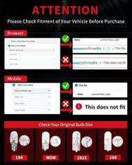 LASFIT 194 LED bulb interior illumination for day-to-day use