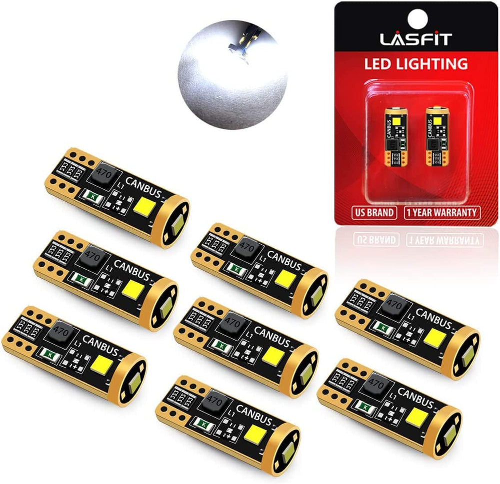 LASFIT 194 LED bulb for dome light delivers 6000K brightness for clear cabin visibility