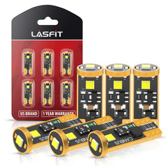 LASFIT 194 LED bulb in dome light delivering bright 6000K illumination for the cabin.