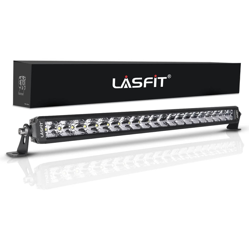 LASFIT 22-inch LED light bar with IP67 housing for rugged reliability.