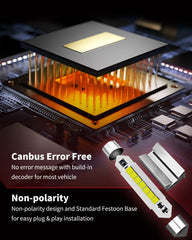 LASFIT 42mm festoon map light ideal for night reading and navigation