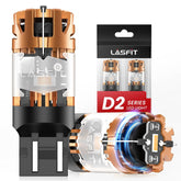 LASFIT 7440/7443 amber LED bulbs front signal with CANBUS-ready brightness