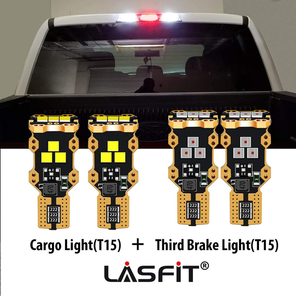 LASFIT high-mount stop light combo enhances brake light clarity.