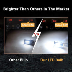LASFIT license plate and dome lights improve interior visibility and plate readability.
