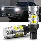 LASFIT 921 LED backup light front view delivers crisp white illumination for Silverado.