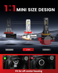 LASFIT BEAM 9O-05 fog light high-visibility output on dark roads