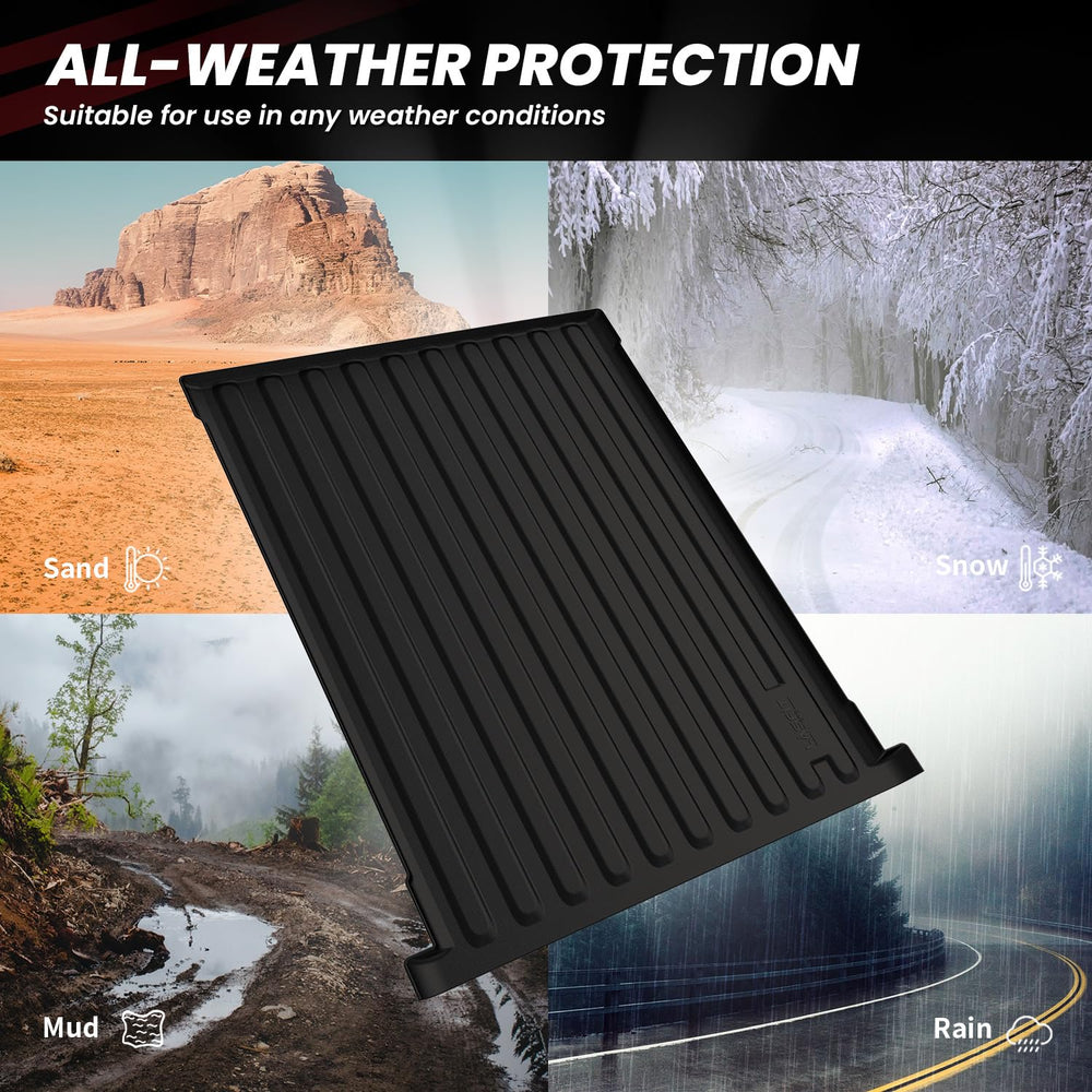 LASFIT elastic TPE bed mat close-up showing durable, flexible material.