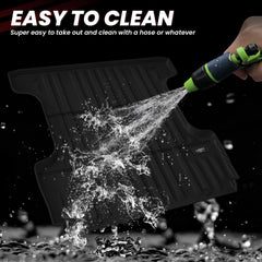LASFIT bed mat cleans quickly with water or high-pressure spray