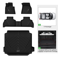 LASFIT BMW X5 trunk mat protecting cargo area and simplifying cleanup