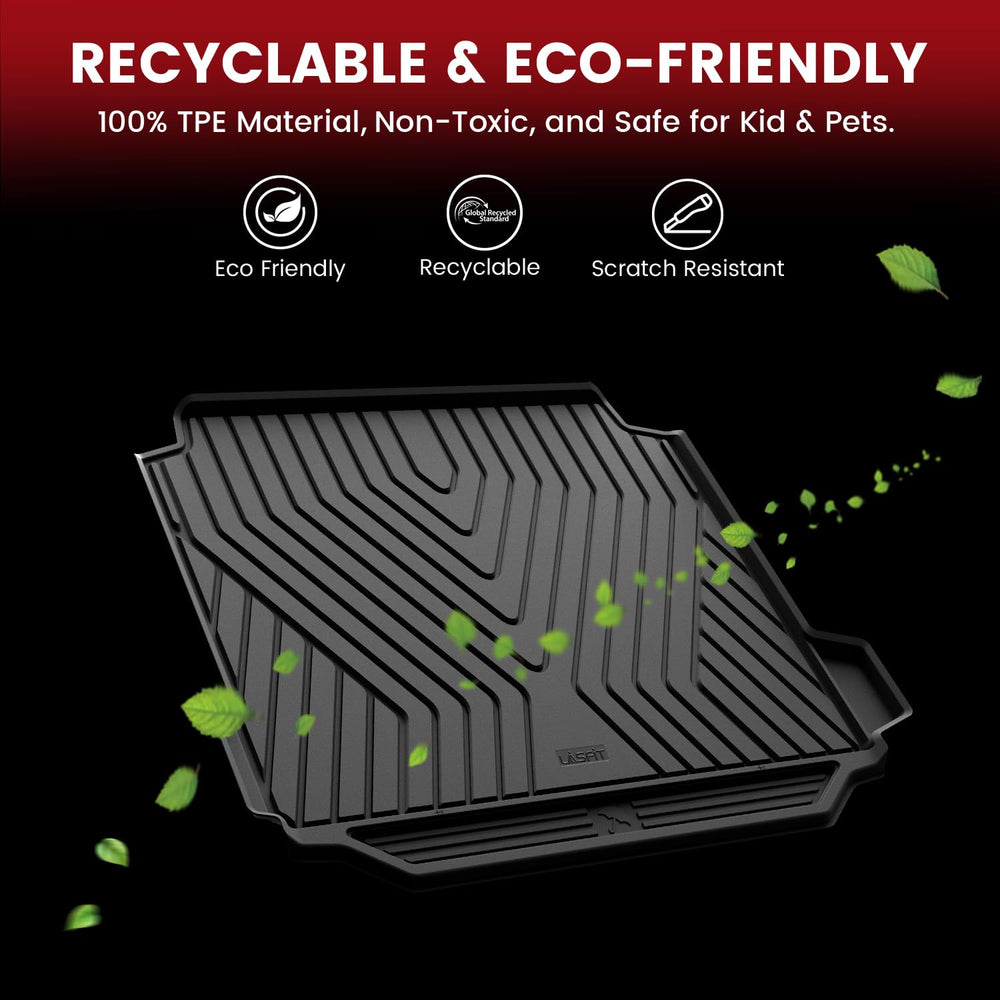 LASFIT trunk mat is easy to clean after daily wear and tear.