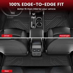 LASFIT cargo liner and backrest mat for Equinox Terrain keep cargo area organized.