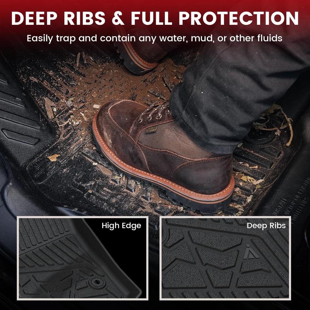 LASFIT cargo liner provides full trunk coverage for Suburban with 7-seat configuration.
