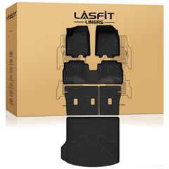 LASFIT Chevrolet Equinox EV front floor mats showing precise fit and protection