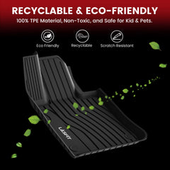Custom-fit 3D-scanned mats match the GLC interior precisely.