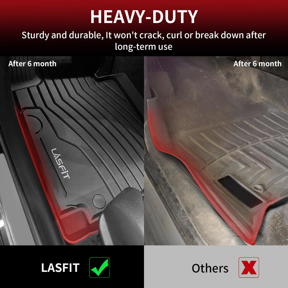 Durable, flexible mats resist curling for long-lasting protection.