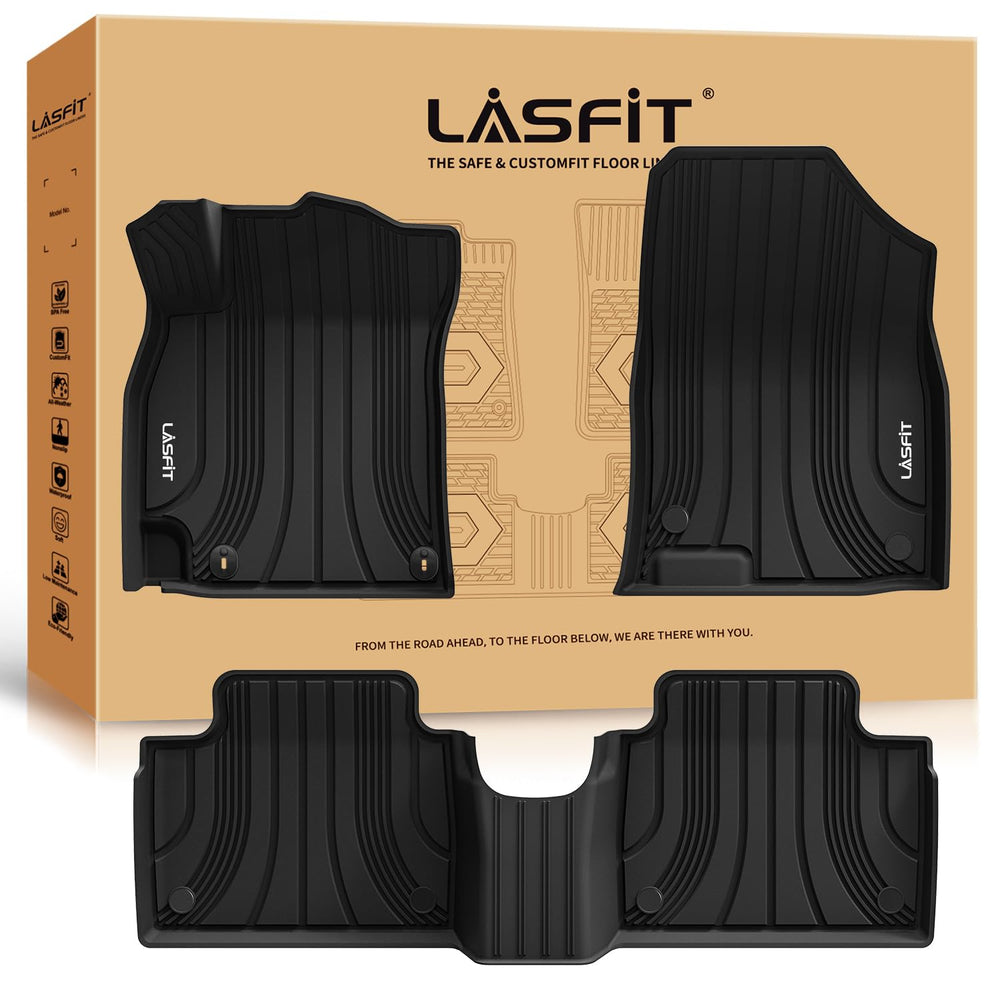 LASFIT Elantra floor mats 1st row provide full coverage and precise fit for daily commutes.