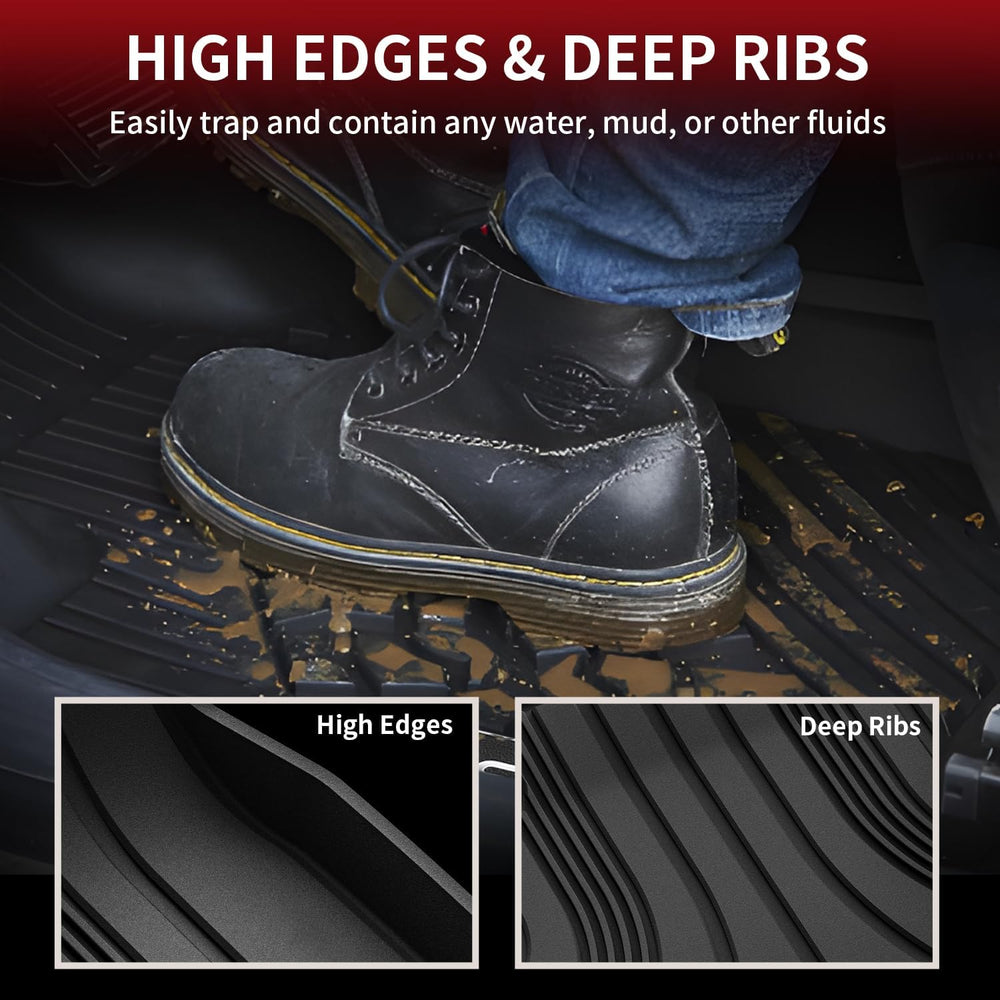 LASFIT Elantra N floor mats rear deliver coverage with easy clean-up after adventures.