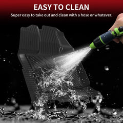 LASFIT floor mats are easy to wipe clean after trips.